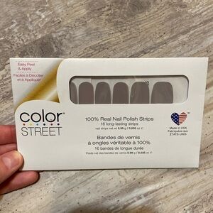 Brand New Color Street Nail Polish Strips in Shade Amazing Greige
